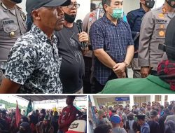 Dampak Naiknya Harga BBM, Masa Aksi Cegat Kebarangakatan Ketua DPRD dan Ketua Komis II di Pelabuhan