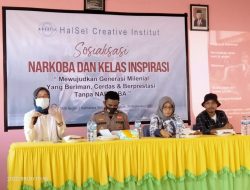 HCI Gandeng SMAN 3 Halsel Gelar Sosialisasi Narkoba dan Kelas Inspirasi