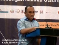 Ini Yang Dikatakan Kadis ESDM Malut Saat Buka Kegiatan Conference and Exchibition Tahun 2022