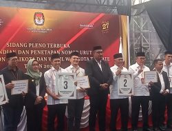 KPU Resmi Menetapkan Paslon Walikota dan Wakil Walikota Ternate